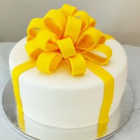 Gift Box - Fondant Cake